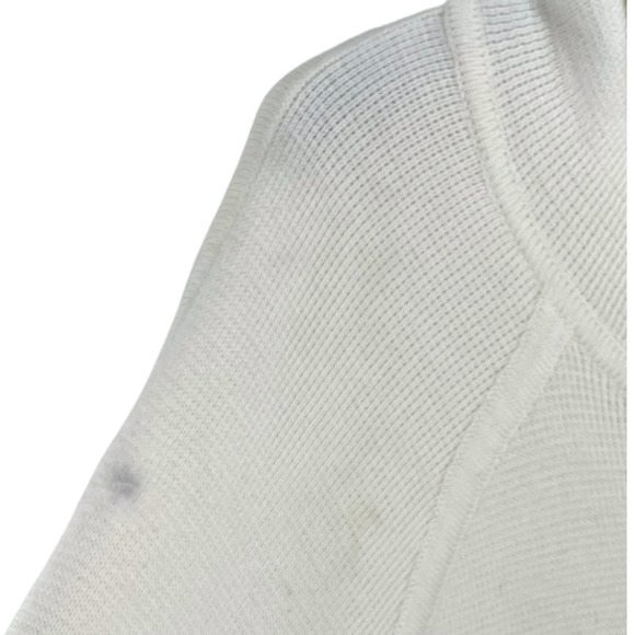 MAX MARA $1690 RETAIL OFF WHITE KNIT WOOL FESTOSO COAT - Picture 10 of 12